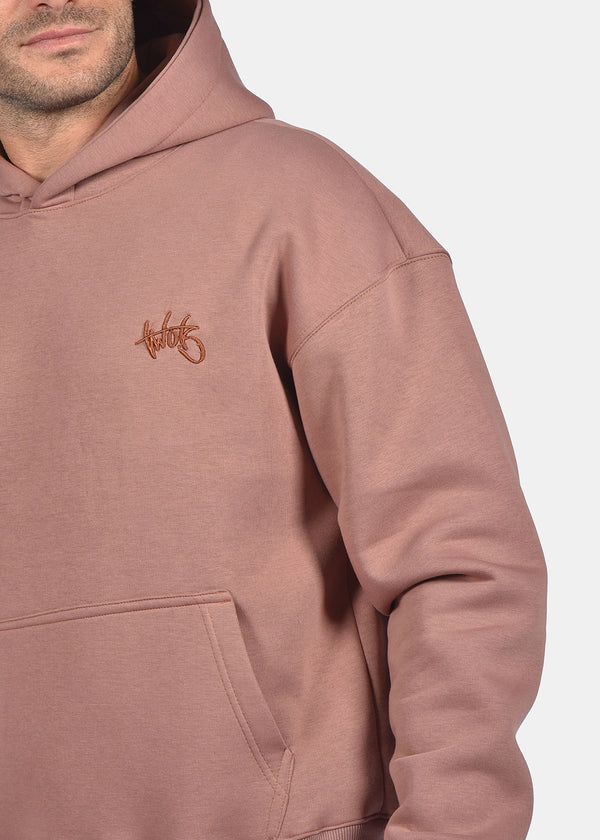 Ανδρικό μακρυμάνικο φούτερ Two Brothers-BF-25580-dusty pink