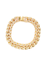 GUF - GUFA5 - high quality gold steel bracelet  with little gems - gold