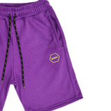 Henry clothing - 6-204 - logo shorts - purple