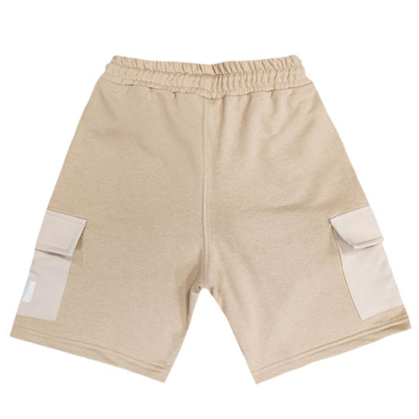 Henry clothing - 6-210 - cargo shorts - beige