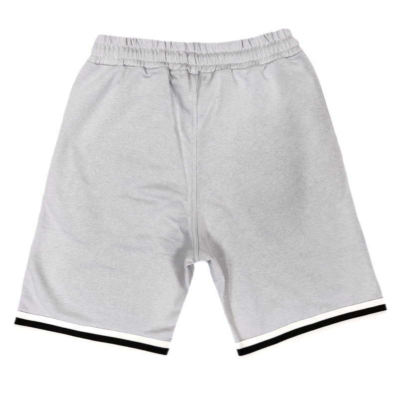 Henry clothing - 6-214 - black tape shorts - ice