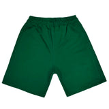 Henry clothing - 6-324 - h logo shorts - green