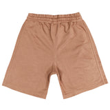Henry clothing - 6-325 - h logo shorts - brown