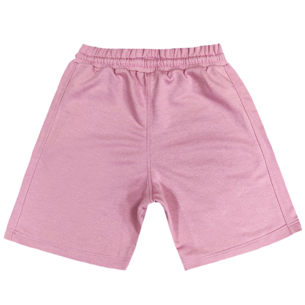 Henry clothing - 6-325- h logo shorts - pink