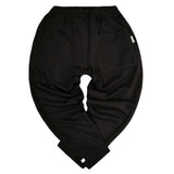 Henry clothing - 6-333 - cuff pants - black