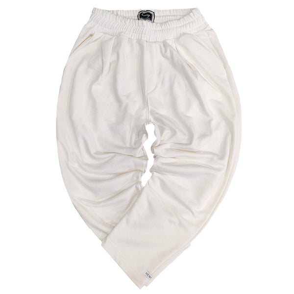 Henry clothing - 6-333 - cuff pants - light beige