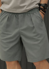 Ανδρική βερμούδα υφασμάτινη Henry Clothing-6-337-khaki