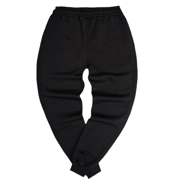 Henry clothing - 6-341 - simple logo sweatpants - black