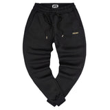 Henry clothing - 6-341 - simple logo sweatpants - black