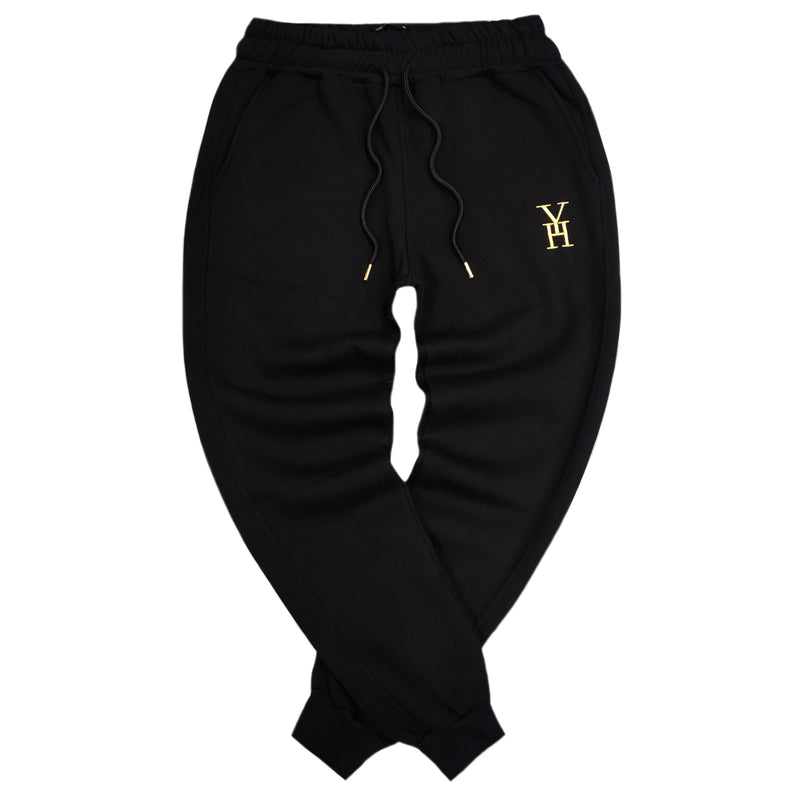 Henry clothing - 6-344 - logo sweatpants - black