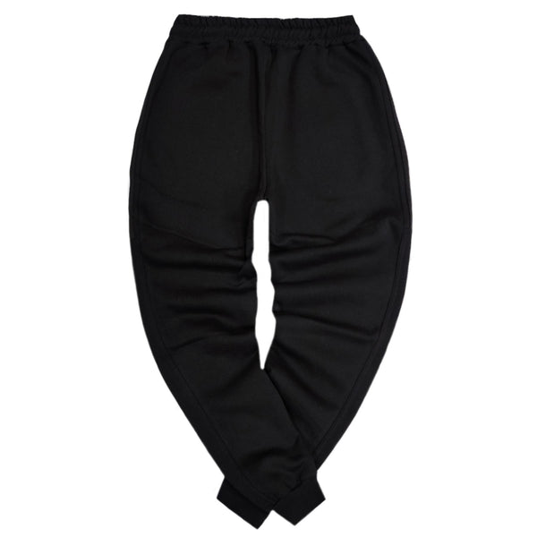 Henry clothing - 6-346 - striped sweatpants - black