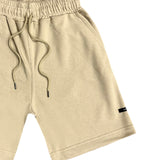 Βερμούδα Henry Clothing - 6-604 - logo shorts μπεζ