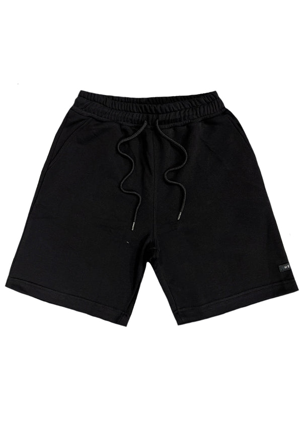 Βερμούδα Henry Clothing - 6-604 - logo shorts μαύρο