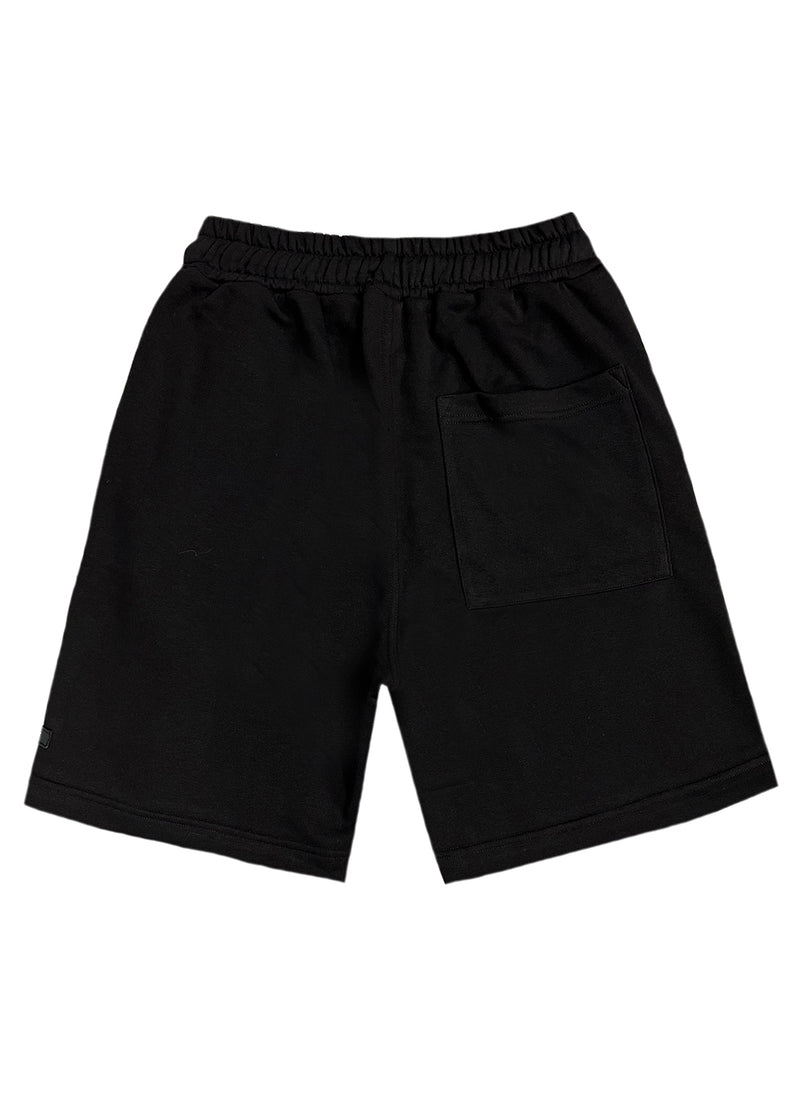 Βερμούδα Henry Clothing - 6-604 - logo shorts μαύρο