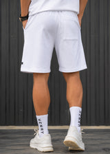Ανδρική βερμούδα Henry Clothing-6-604-white relaxed fit shorts