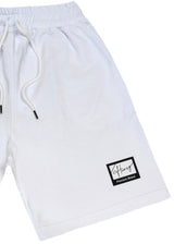 HENRY CLOTHING Ανδρική βερμούδα λευκή patch logo shorts 6-607-white