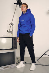 Ανδρική φόρμα cargo Henry clothing-6-614-cargo sweatpants μαύρο