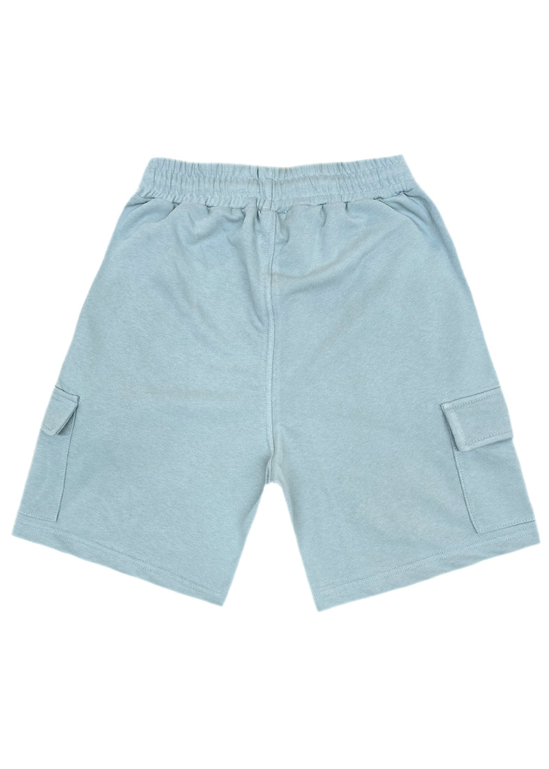 Ανδρική κάργκο βερμούδα φούτερ Henry Clothing - 6-700 - relaxed fit cargo shorts μέντα