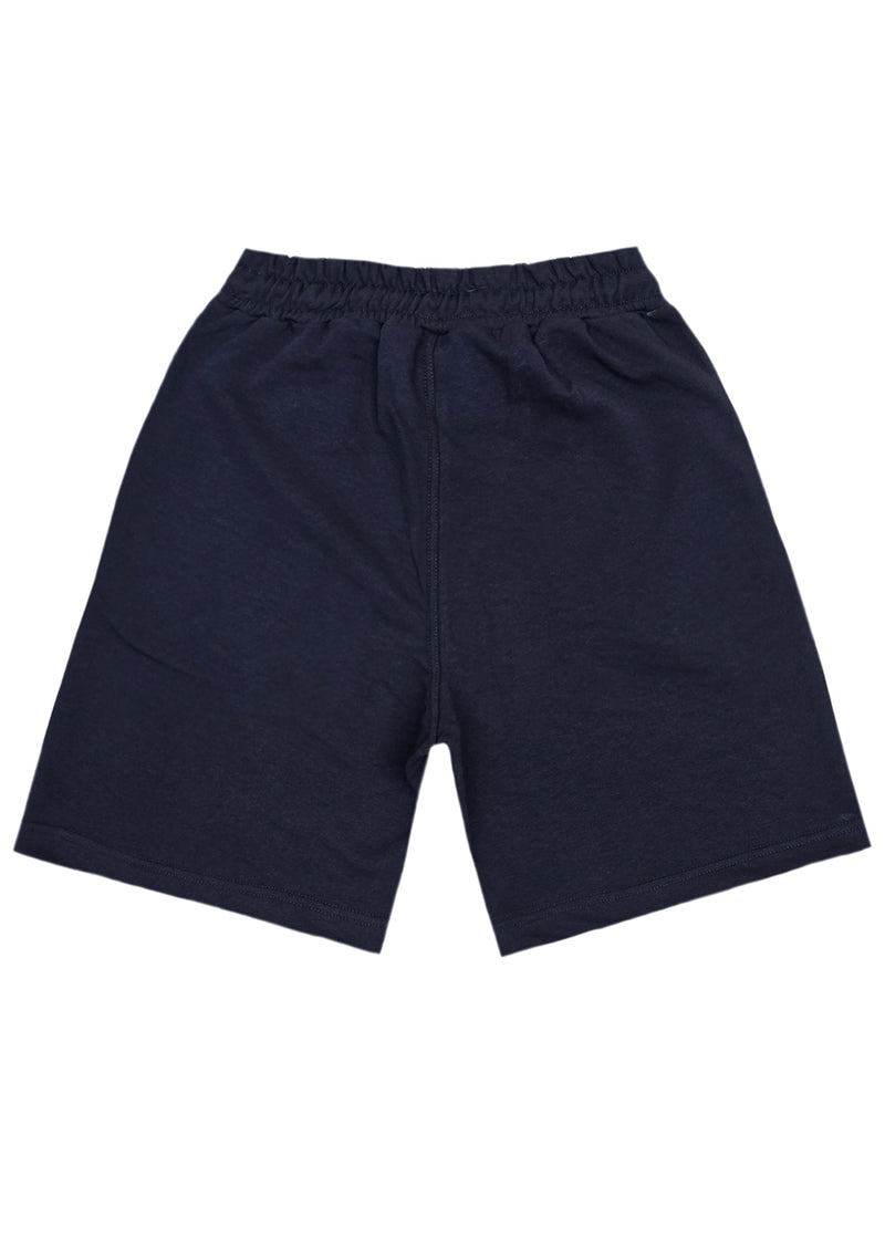 Ανδρική βερμούδα φούτερ Henry Clothing - 6-702 - relaxed fit shorts μπλε σκούρο