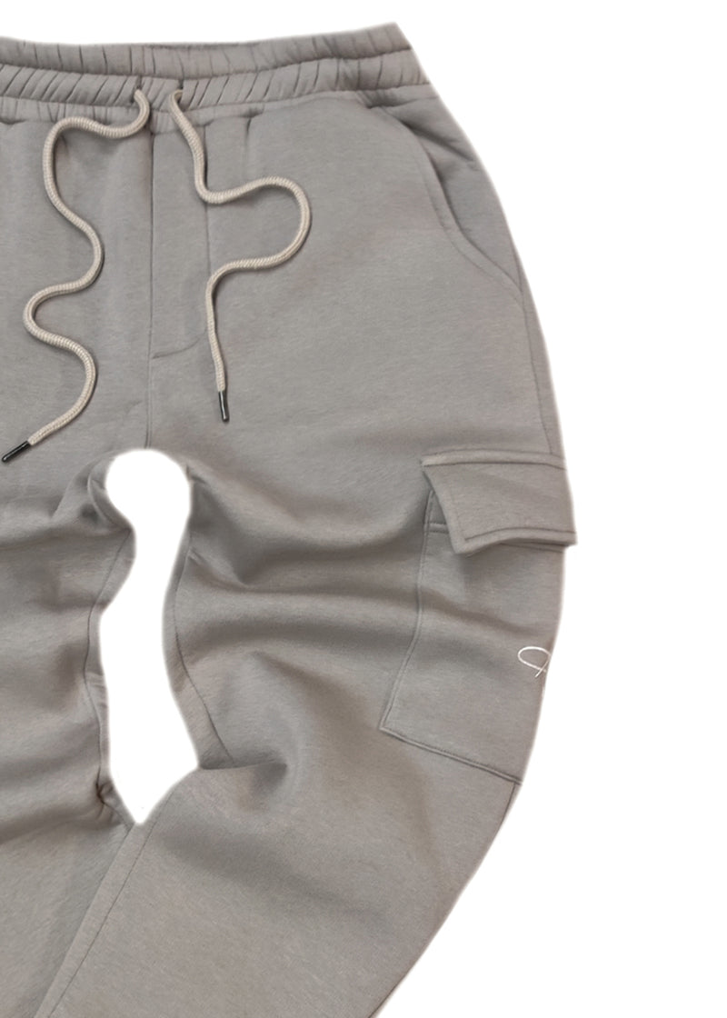 Ανδρική φόρμα cargo Henry Clothing - 6-705 - cargo pants σκούρο μπεζ