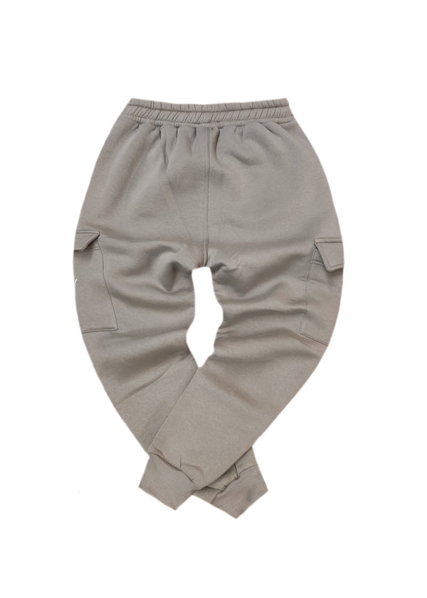 Ανδρική φόρμα cargo Henry Clothing - 6-705 - cargo pants σκούρο μπεζ