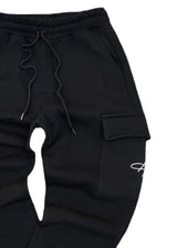Ανδρική φόρμα cargo Henry Clothing - 6-705 - black