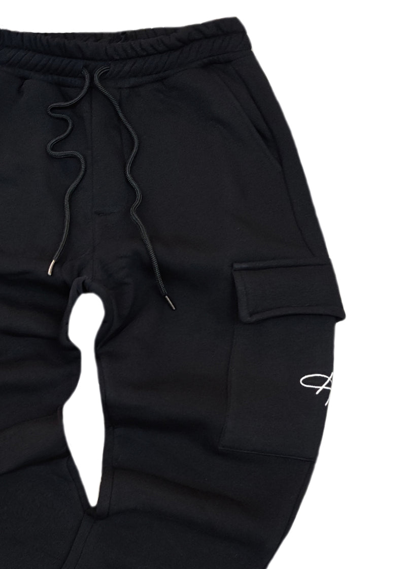 Ανδρική φόρμα cargo Henry Clothing - 6-705 - black