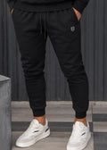 HENRY CLOTHING - Ανδρική φόρμα H logo -Μαύρη 6-801