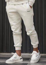HENRY CLOTHING - Ανδρική φόρμα με κέντημα simple logo - Stone 6-804