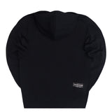 Cosi jeans - 60-w22-51 - stamped hoodie - black