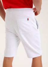 Ανδρική βερμούδα New World Polo - POLO-6003 - embroidered shorts λευκό