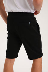 Ανδρική βερμούδα New World Polo - POLO-6003 - embroidered shorts μαύρο