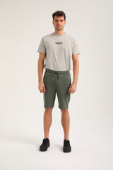 Ανδρική βερμούδα New World Polo - POLO-6005 - embroidered shorts πράσινο
