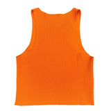 Γυναικείο Crop Top Vinyl art clothing - 60220-27 - rip top πορτοκαλί