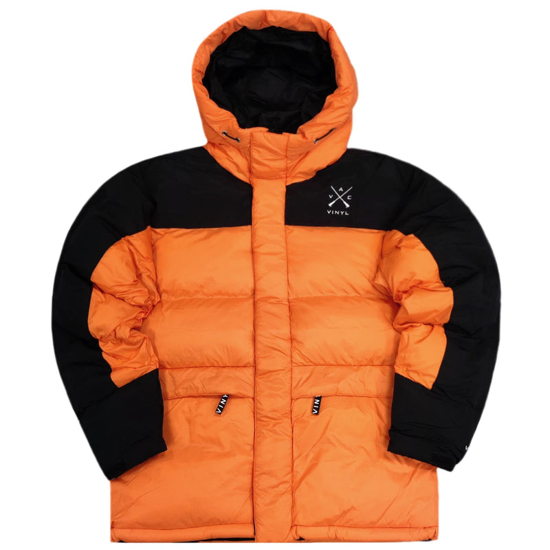 Vinyl art clothing - 60400-27-W - puffer jacket - orange