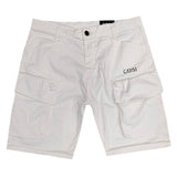 Cosi jeans 61-albero cargo shorts - white