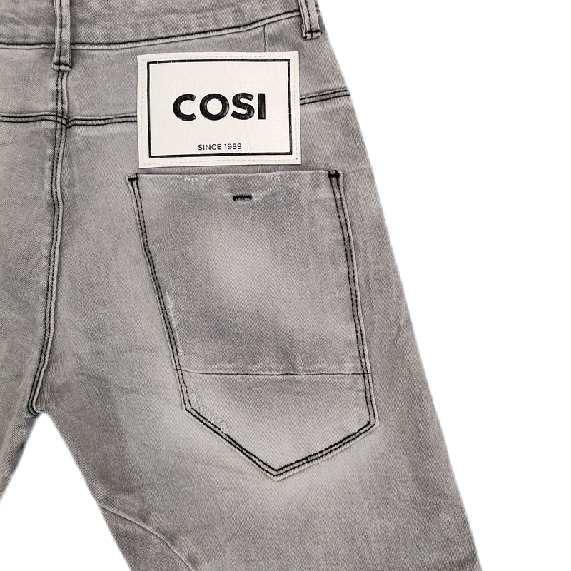 Cosi jeans 61-bagnolo 3 shorts - light grey