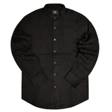 Ανδρικό πουκάμισο Cosi jeans 61-cesano 1 shirt μαύρο
