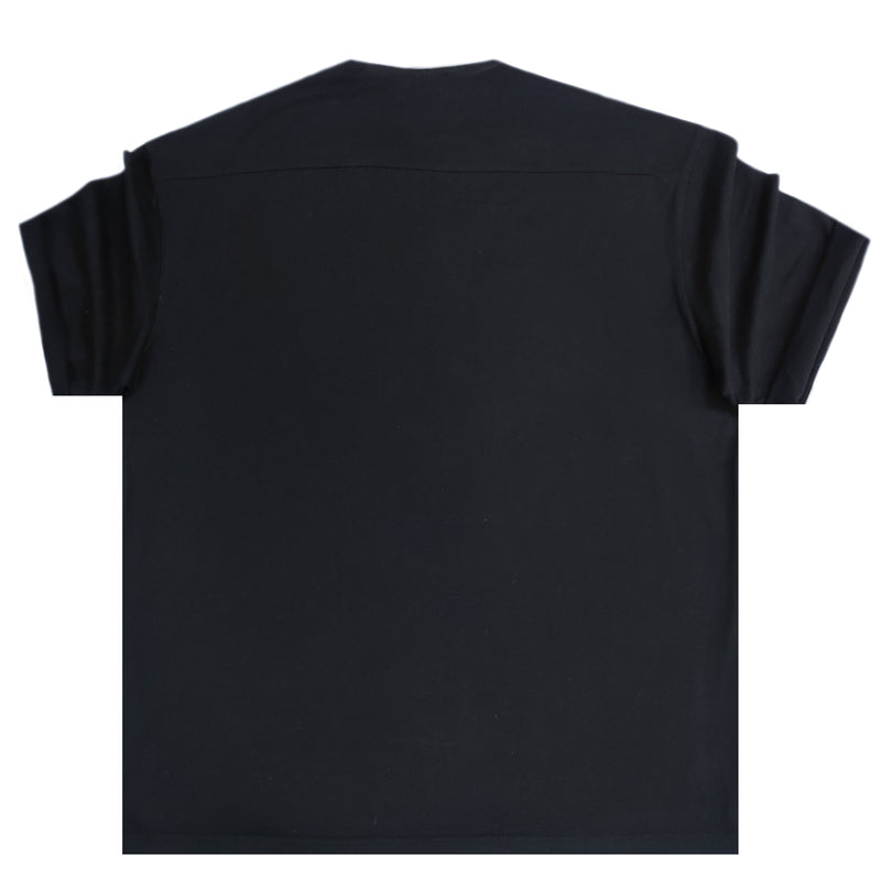 Cosi jeans - 61-NECK - cotton tee - black