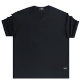 Cosi jeans - 61-NECK - cotton tee - black