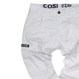 Cosi jeans - 61-alcamo 4 - cargo - white