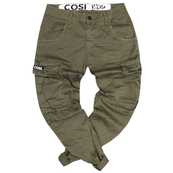 Cosi jeans - 61-alcamo 4 - cargo - khaki