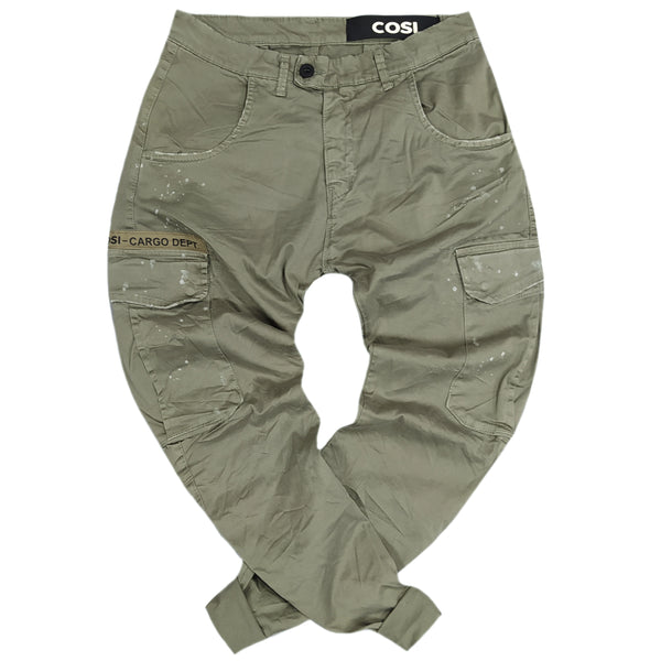 Cosi jeans - 61-matteo 5 - cargo - khaki