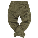 Cosi jeans - 61-orvieto - elasticated cargo - olive