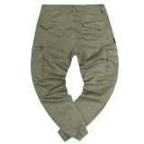 Cosi jeans - 61-orvieto - elasticated cargo - khaki