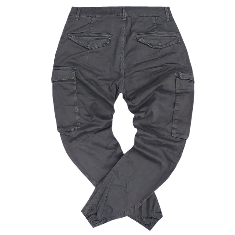 Cosi jeans - 61-levanzo - elasticated cargo - grey