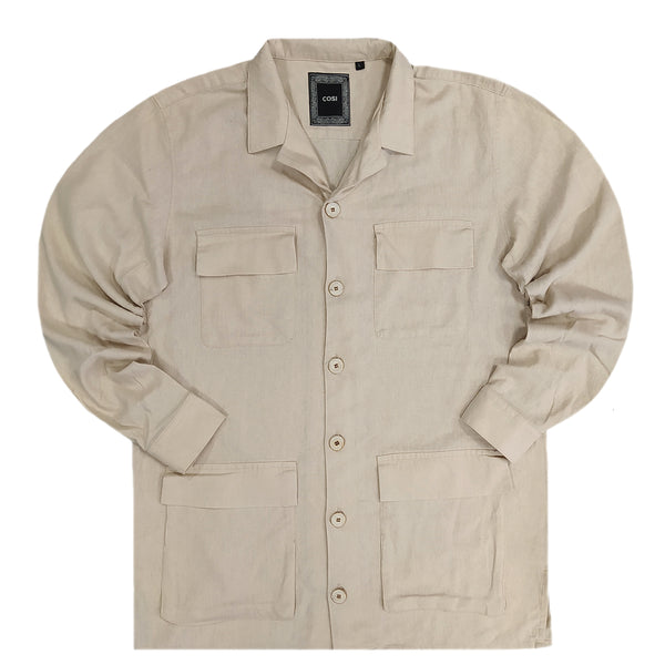 Cosi jeans 61-rebbe 1 shirt - beige