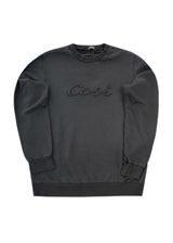 Ανδρικό μακρυμάνικο φούτερ Cosi jeans-63-S24-70-logo μαύρο