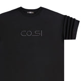 Cosi jeans - 61-S23-26 - sawn logo tee - black