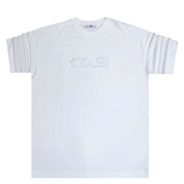 Cosi jeans - 61-S23-26 - sawn logo tee - white